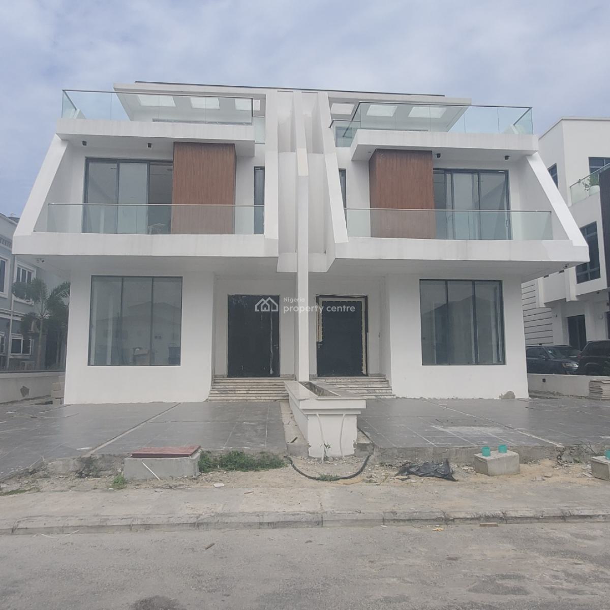 5 Bedroom Semi Detached Duplex with a Bq, Osapa, Lekki, Lagos, House for Sale