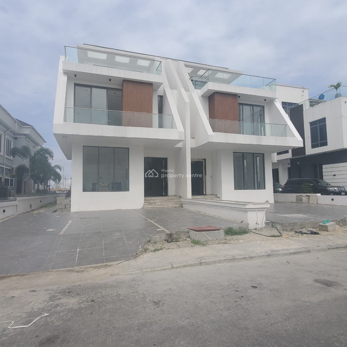 5 Bedroom Semi Detached Duplex with a Bq, Osapa, Lekki, Lagos, House for Sale