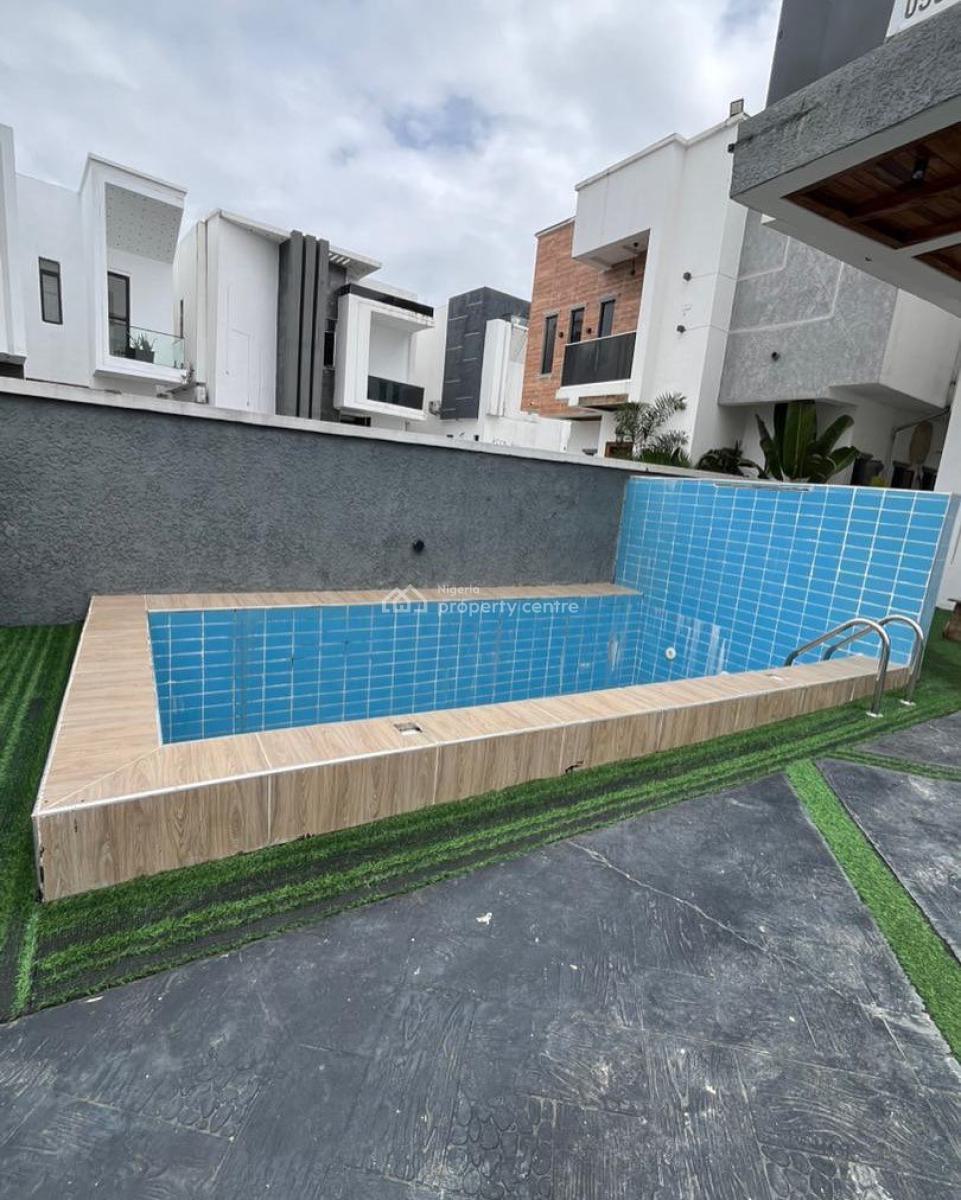 Lovely 4 Bedroom Semi Detached Duplex with Pool and Bq, Chevron, Lekki, Lagos, Semi-detached Duplex for Sale