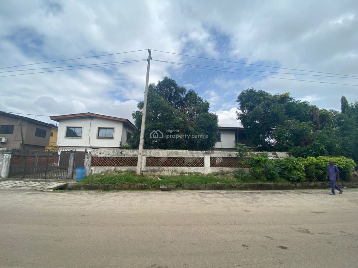 Spacious 10 Bedroom Detached House on 768sqm Corner Plot, Ilupeju, Lagos, Detached Duplex for Sale