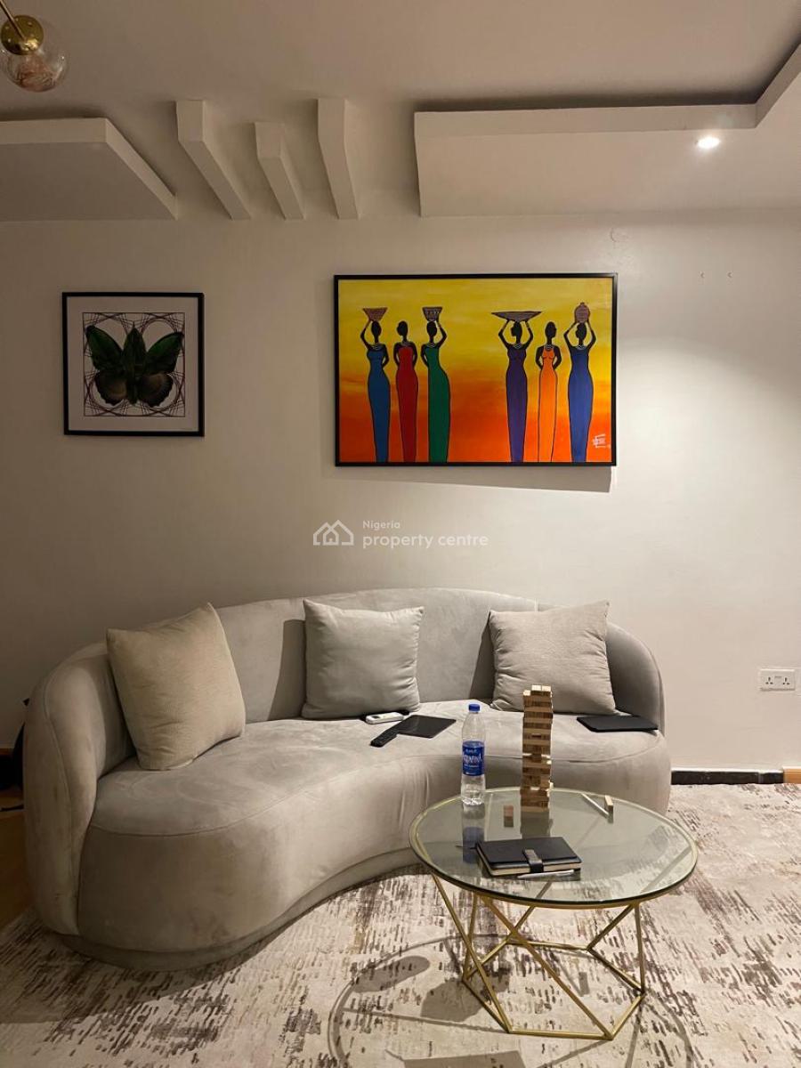 Spacious Furnished Room & Parlour with Open Kitchen Plan, Off Adewunmi Adebimpe, Lekki Phase 1, Lekki, Lagos, Mini Flat (room and Parlour) for Rent