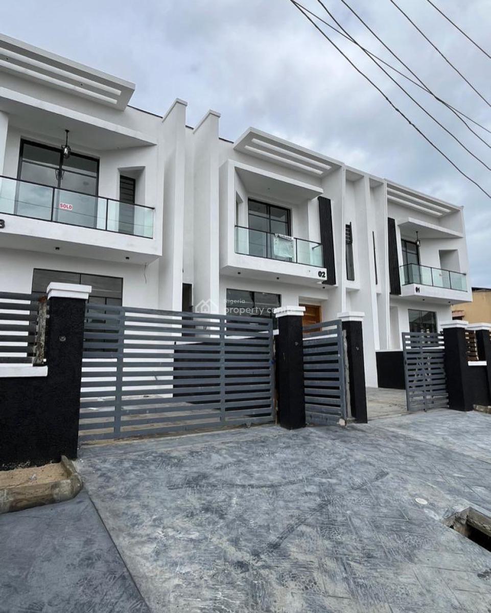 Stunning 4 Bedroom Terrace Duplex, Idado, Lekki, Lagos, Terraced Duplex for Sale