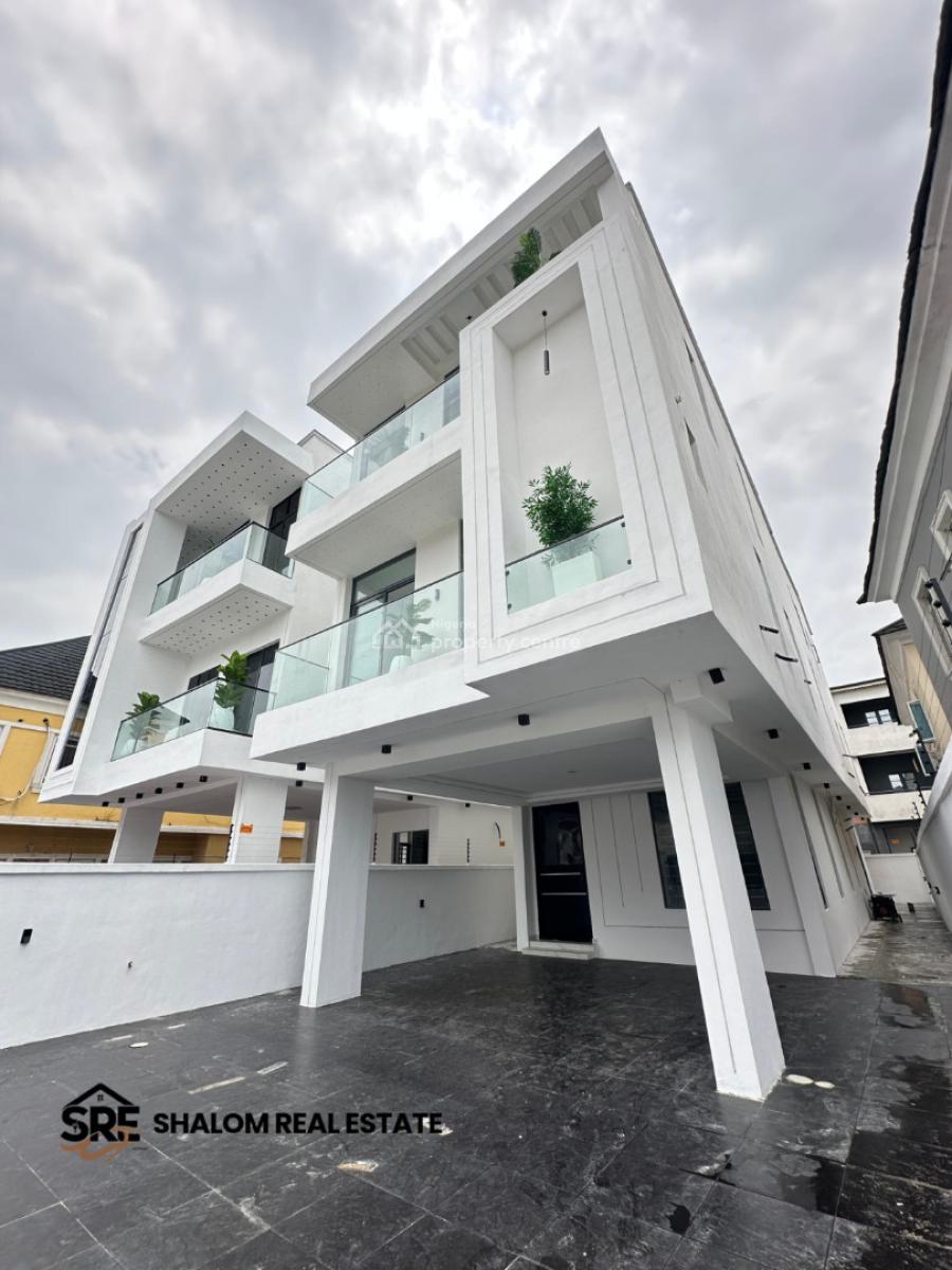 Contemporary 5-bedroom Fully Detached Duplex with Bq & Swimming Poo, Chevron, Lekki, Lagos, Detached Duplex for Sale