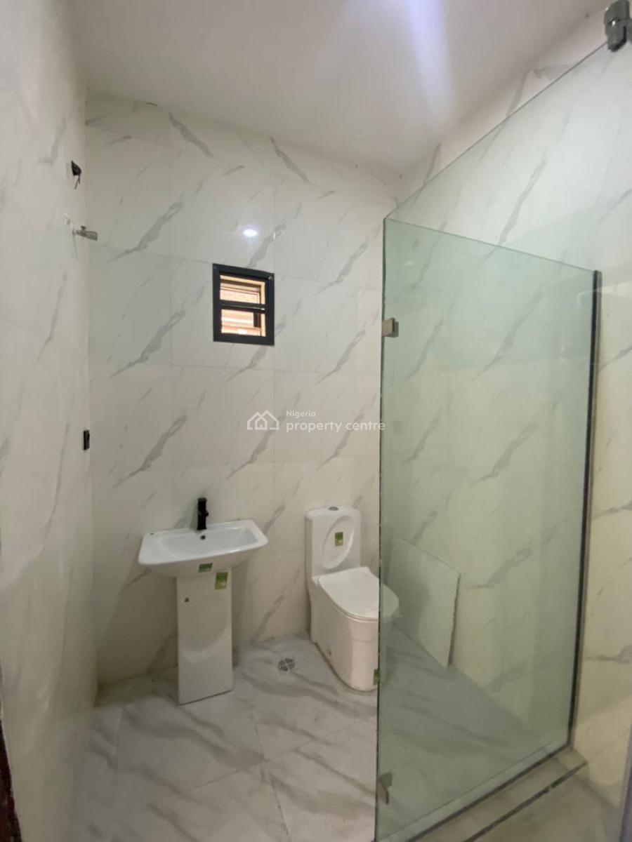 Lovely 3 Bedroom Terrace House Without Bq, General Painting Bustop, Sangotedo, Ajah, Lagos, House for Rent