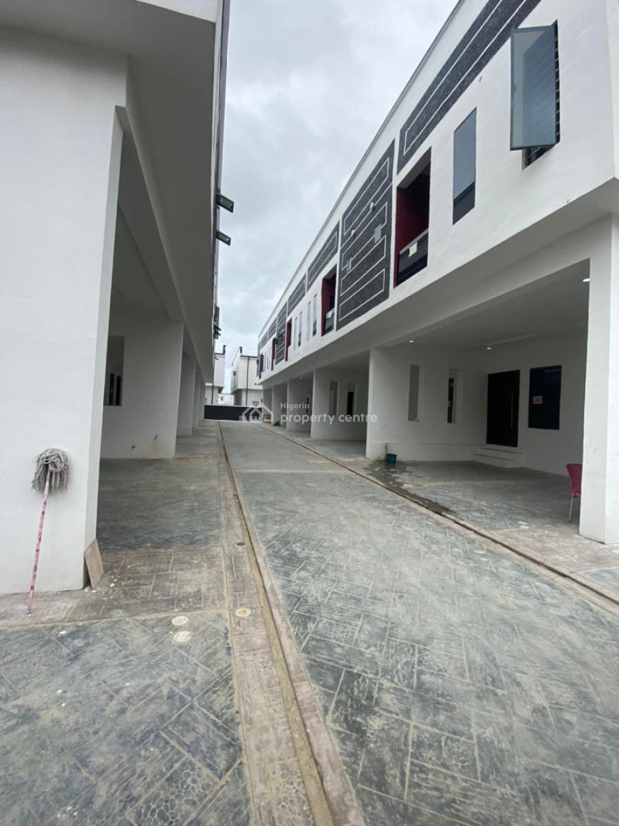 Lovely 3 Bedroom Terrace House Without Bq, General Painting Bustop, Sangotedo, Ajah, Lagos, House for Rent