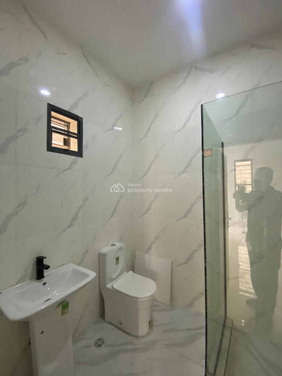 Lovely 3 Bedroom Terrace House Without Bq, General Painting Bustop, Sangotedo, Ajah, Lagos, House for Rent