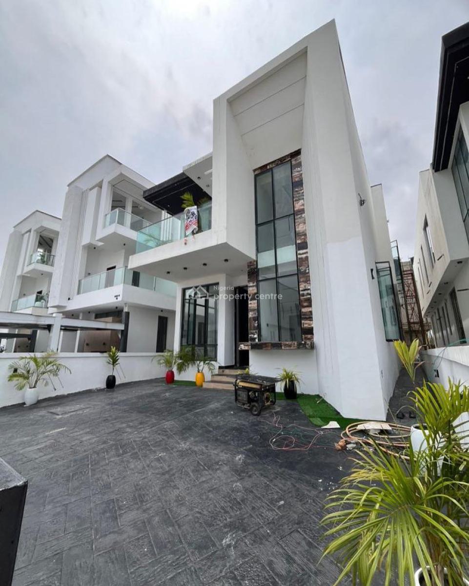 Stunning 5 Bedrooms Detached Duplex with Swimming Pool and Bq, Chevron, Lekki, Lagos, Detached Duplex for Sale