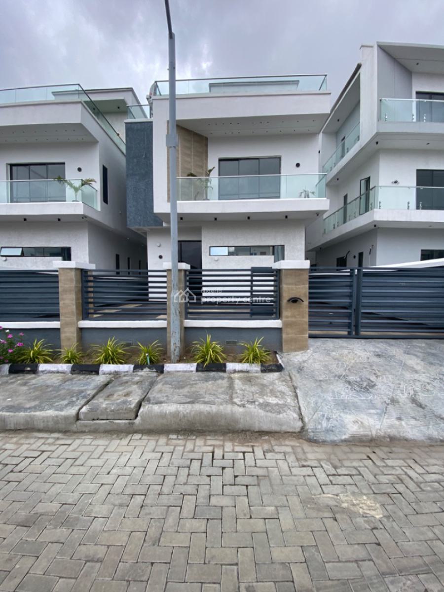 5 Bedroom Fully Detached Duplex with Bq,penthouse,cinema, Osapa, Lekki, Lagos, Detached Duplex for Sale