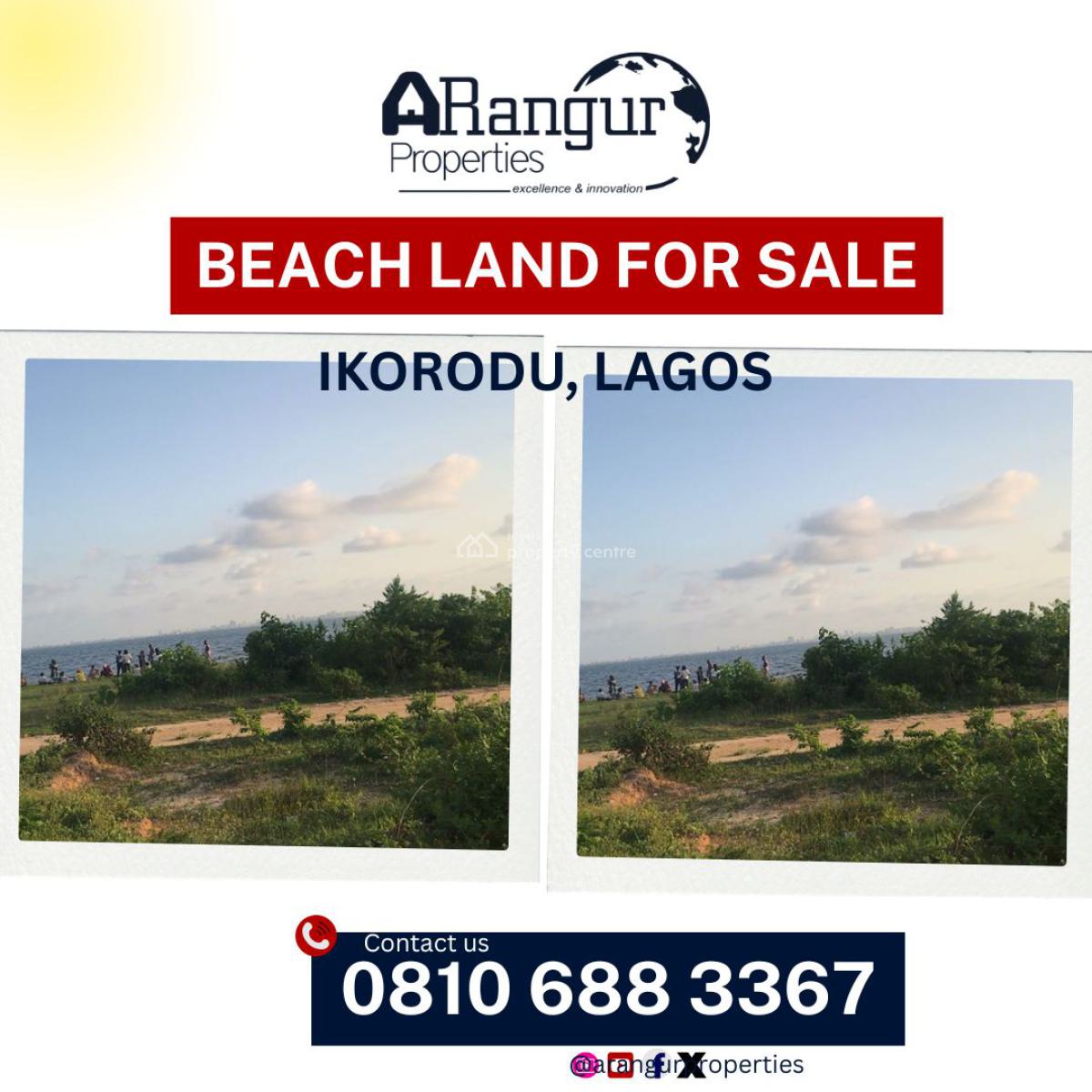 Beach Side Land, Igbogbo, Igbogbo, Ikorodu, Lagos, Mixed-use Land for Sale