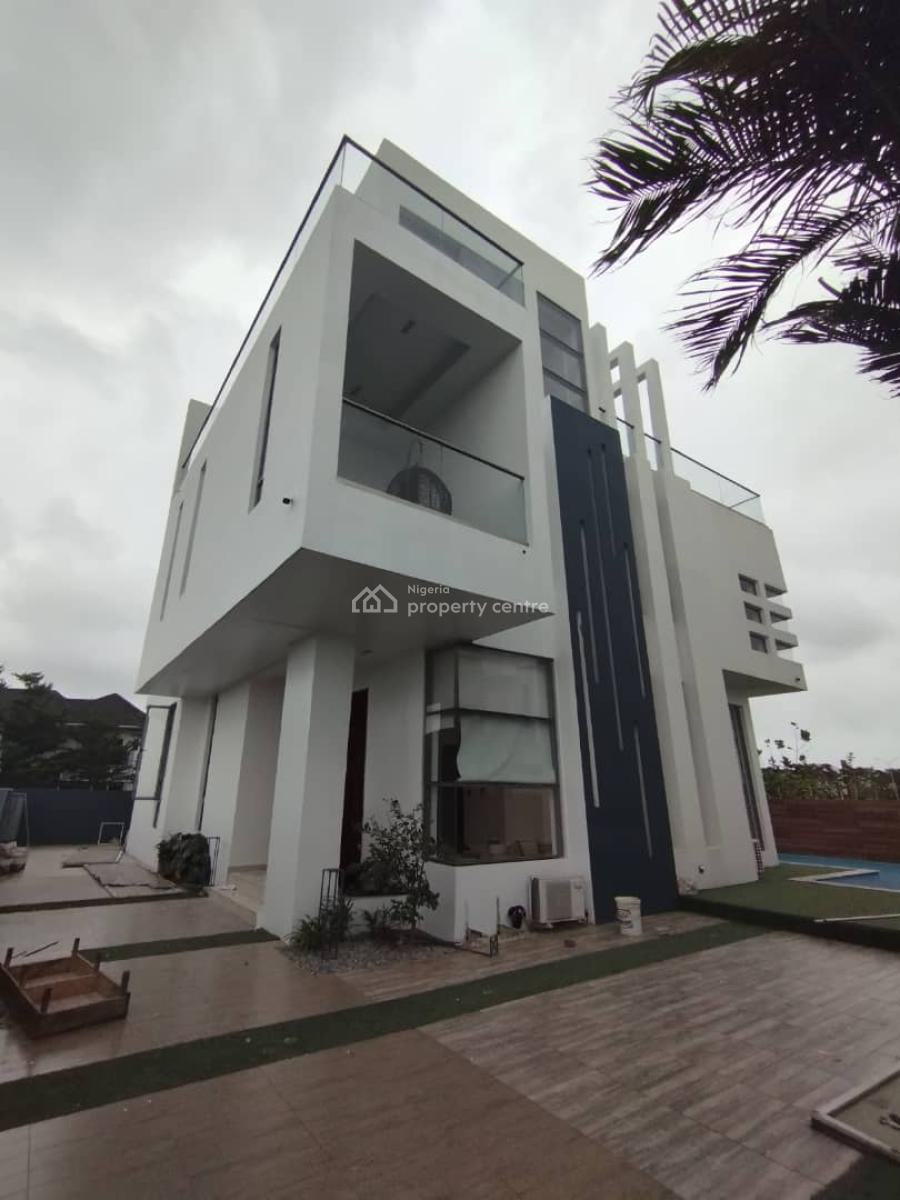Contemporary Luxury 5 Bedroom Detached Duplex with 2 Bqs,cinema & Pool, Pinnock Beach Estate, Lekki, Lagos, Detached Duplex for Rent