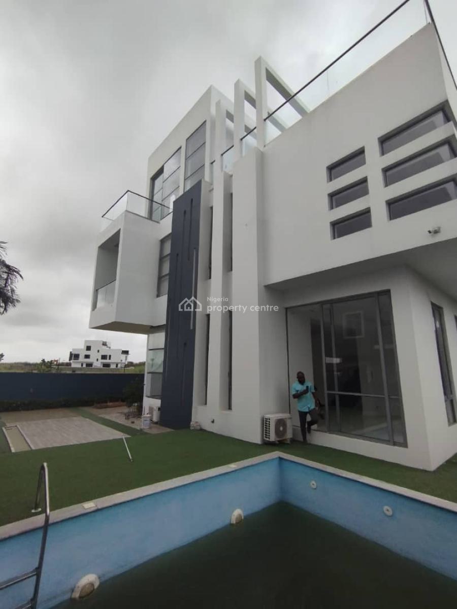 Contemporary Luxury 5 Bedroom Detached Duplex with 2 Bqs,cinema & Pool, Pinnock Beach Estate, Lekki, Lagos, Detached Duplex for Rent