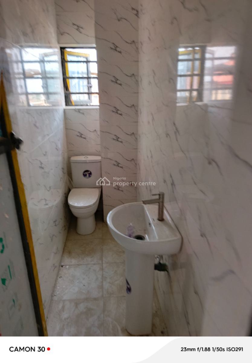 Newly Built Mini Flat with 2 Toilet, By Powerline Bstop, Ejigbo, Lagos, Flat / Apartment for Rent
