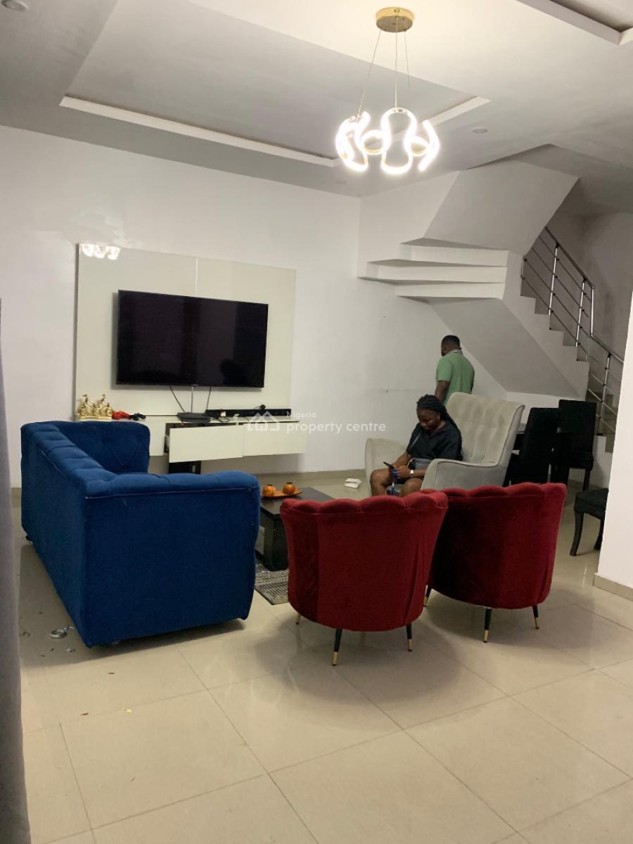 Furnished 4 Bedroom Semi Datched Duplex, Orchid Road, Lekki, Lagos, Semi-detached Duplex for Rent