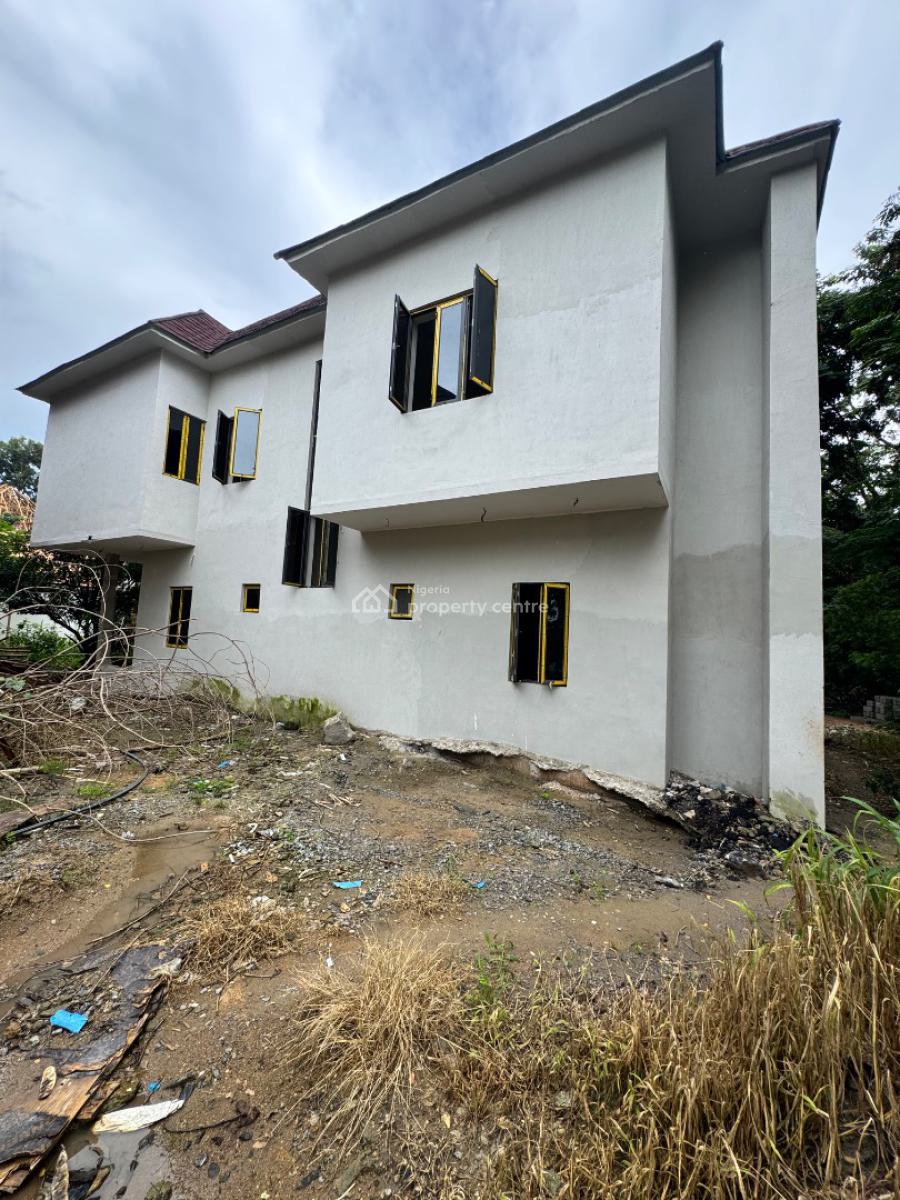 Advanced Semi Finished 5beds Detached Duplex with Bq, Minister’s Quarters, Mabushi, Abuja, Detached Duplex for Sale