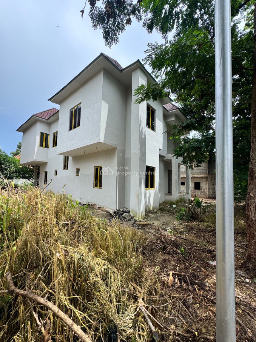 Advanced Semi Finished 5beds Detached Duplex with Bq, Minister’s Quarters, Mabushi, Abuja, Detached Duplex for Sale