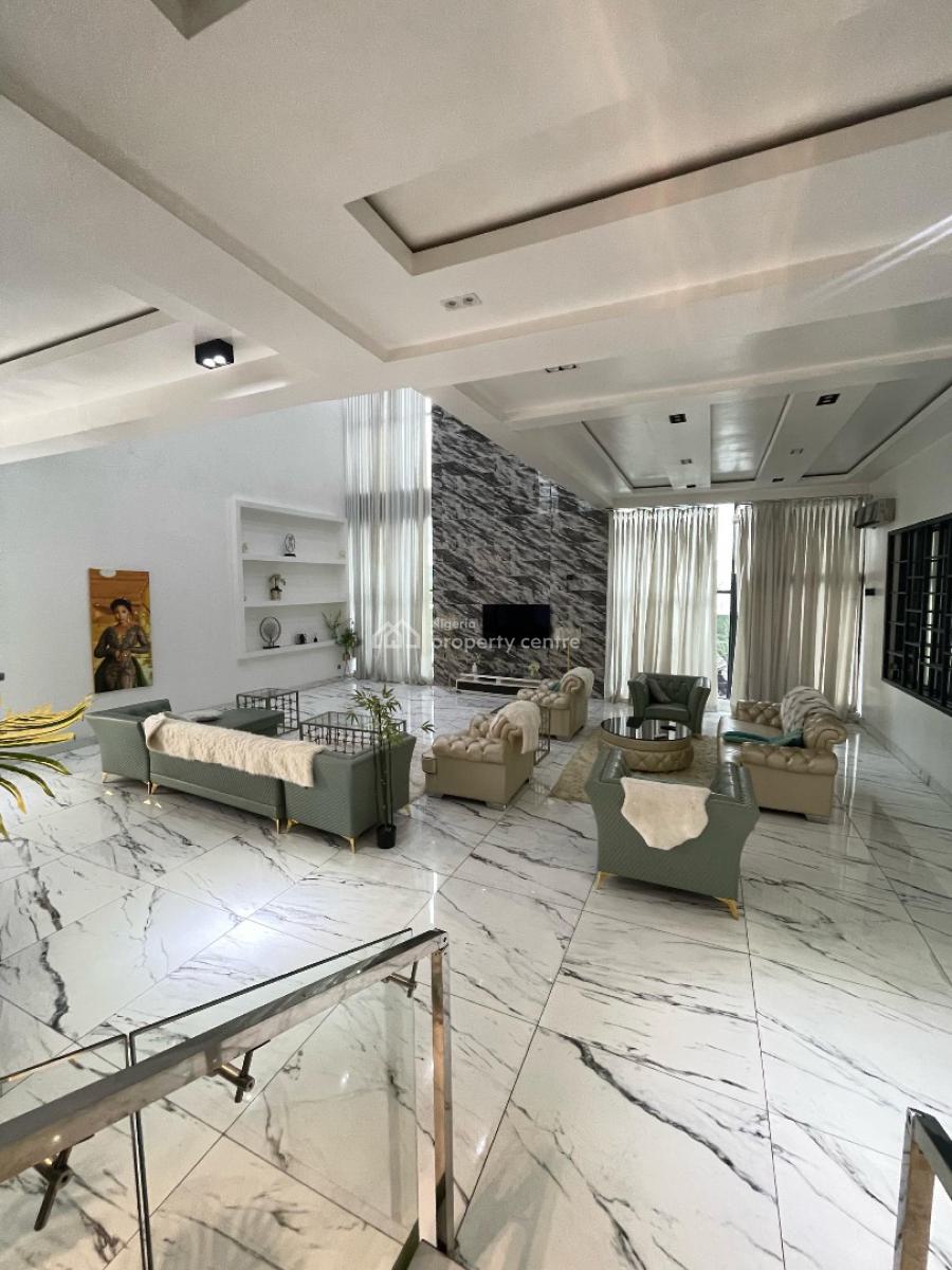 5 Bedroom Fully Furnished Detached Duplex with Pool, Cinema, Gym,study, Pinnock Beach Estate, Lekki, Lagos, Detached Duplex for Sale