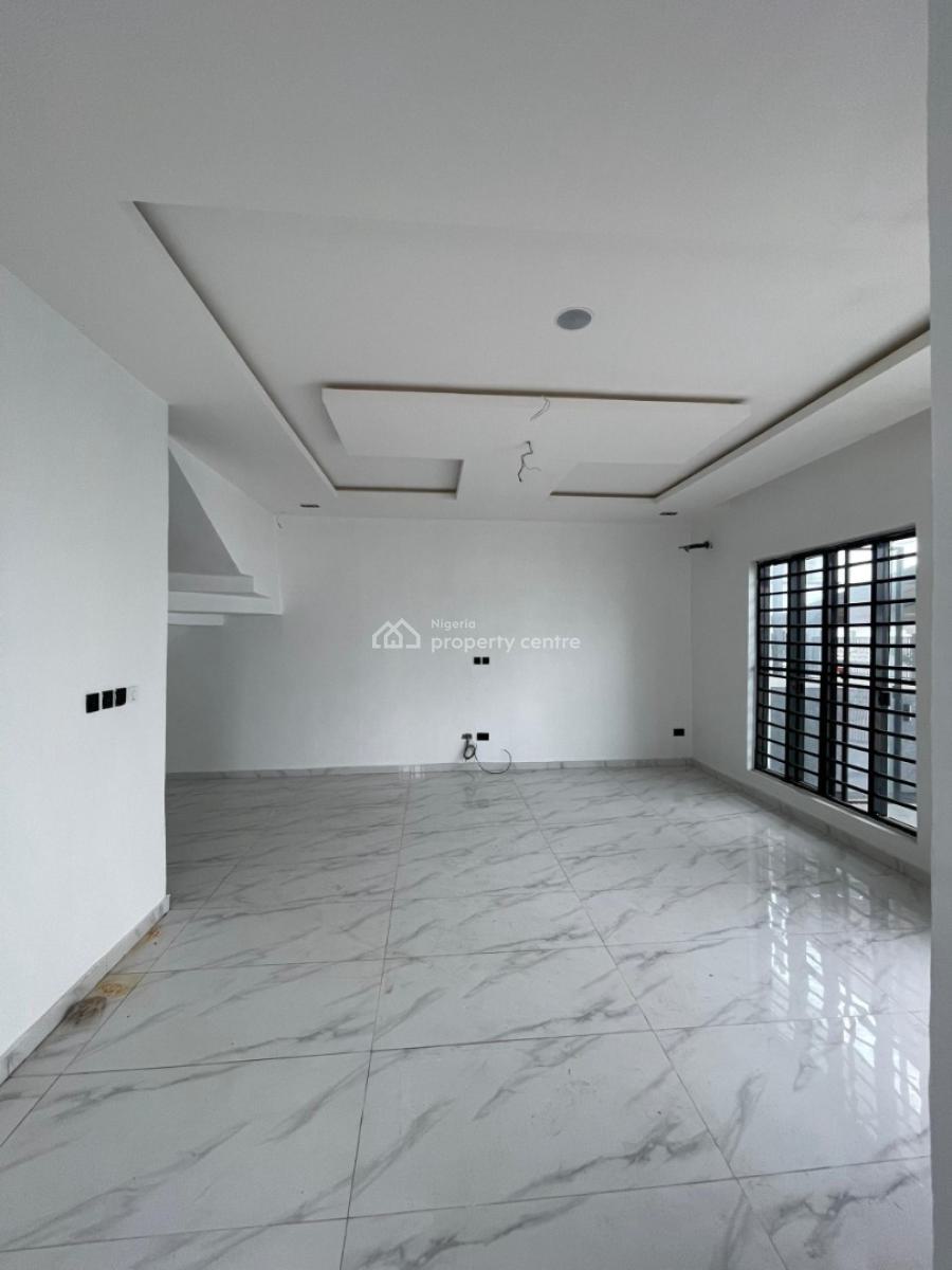 Nicely Built 4 Bedroom Semi Detached Duplex W/ Bq in a Secured Estate, Ikota, Lekki, Lagos, Semi-detached Duplex for Sale
