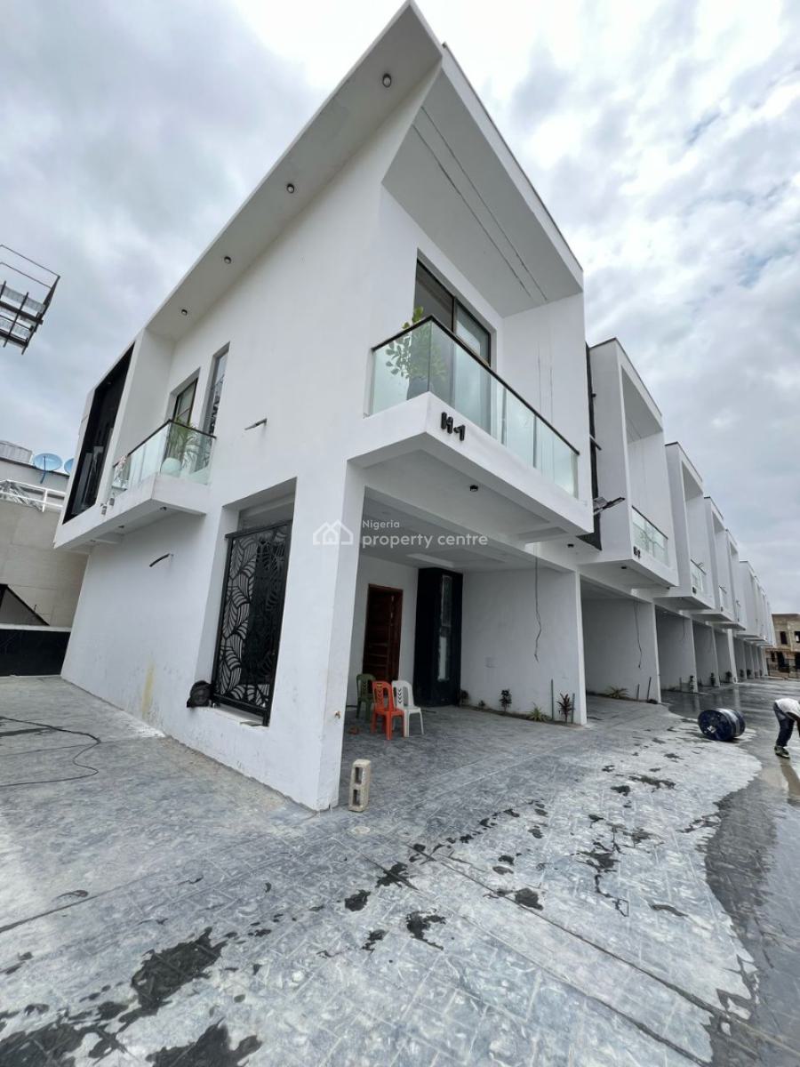 Nicely Built 4 Bedroom Terrace Duplex in a Secured Estate, Ikota, Lekki, Lagos, Terraced Duplex for Sale