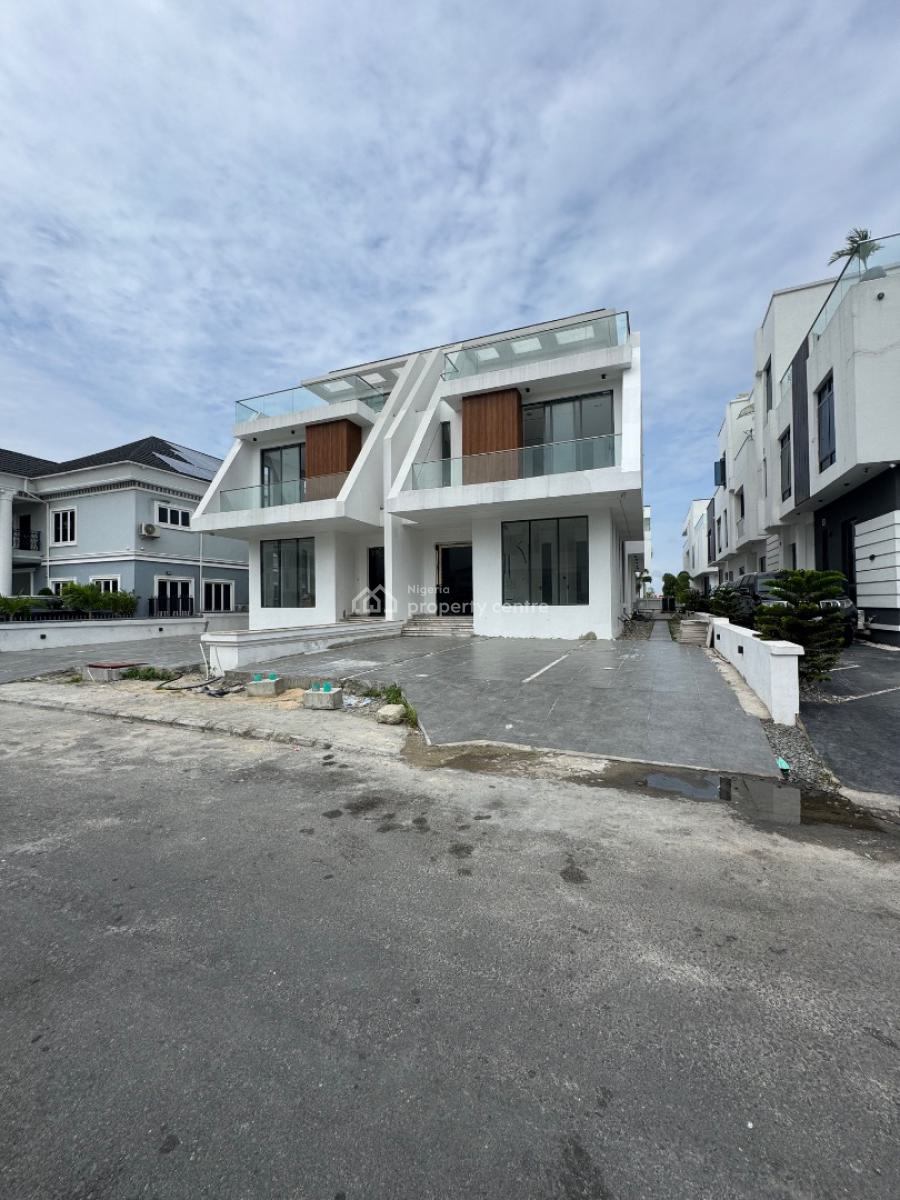 Contemporary 5 Bedroom Semi Detached Duplex with a Private Elevator, Comes with a Luxury Finish, Swimming Pool,rooftop Terrace ,bq, Ikate, Lekki, Lagos, Semi-detached Duplex for Sale
