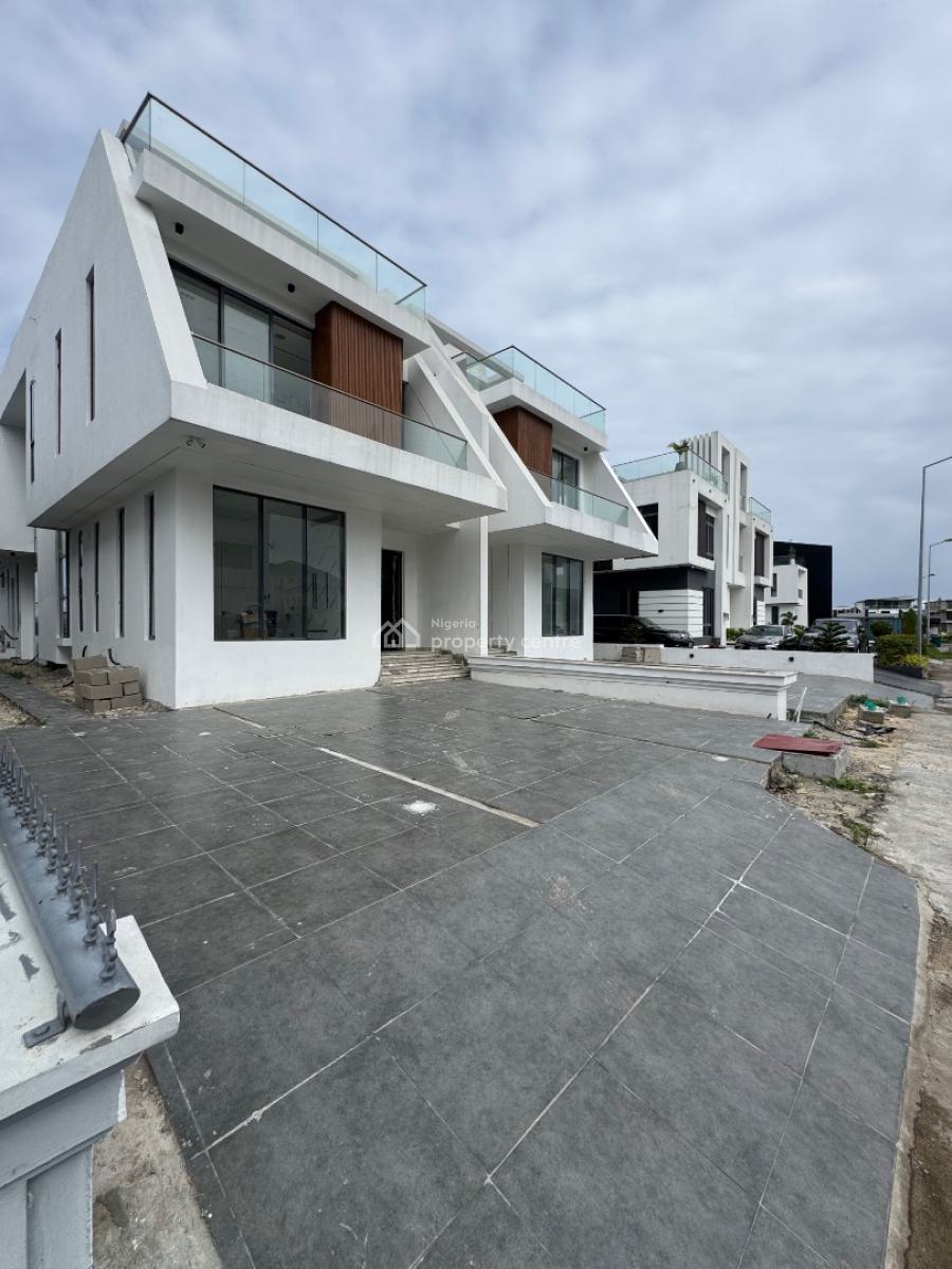 Contemporary 5 Bedroom Semi Detached Duplex with a Private Elevator, Comes with a Luxury Finish, Swimming Pool,rooftop Terrace ,bq, Ikate, Lekki, Lagos, Semi-detached Duplex for Sale