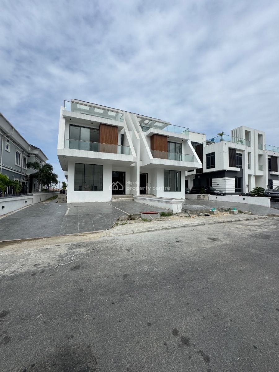 Contemporary 5 Bedroom Semi Detached Duplex with a Private Elevator, Comes with a Luxury Finish, Swimming Pool,rooftop Terrace ,bq, Ikate, Lekki, Lagos, Semi-detached Duplex for Sale