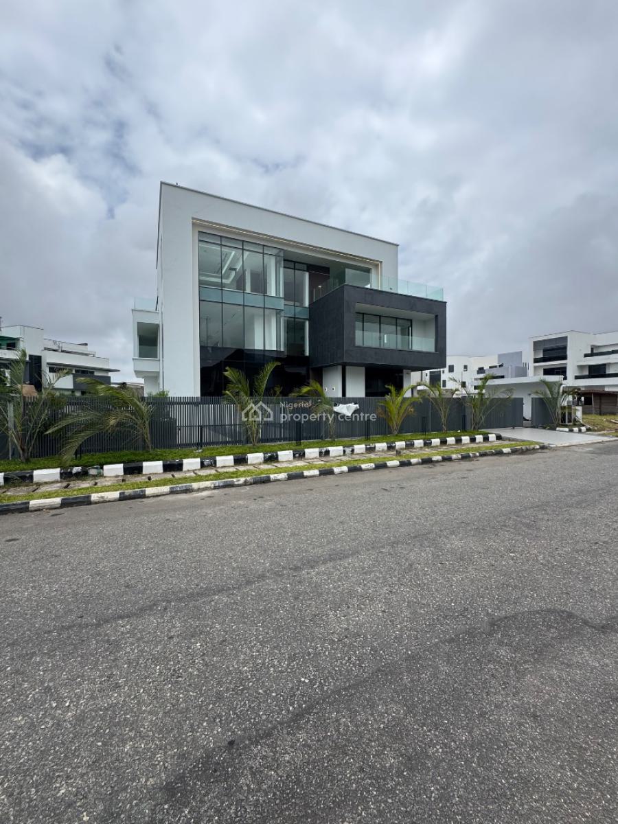 Prestigious 5-bedroom Mansion with Elevator, Cinema & Gym in Pinnock, Pinnock Beach Estate, Osapa, Lekki, Lagos, Detached Duplex for Sale