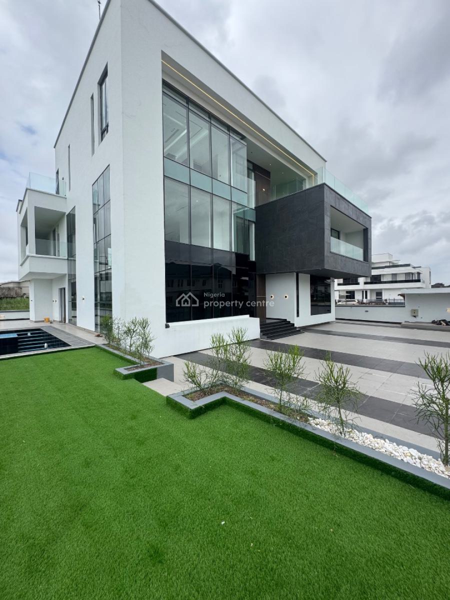 Prestigious 5-bedroom Mansion with Elevator, Cinema & Gym in Pinnock, Pinnock Beach Estate, Osapa, Lekki, Lagos, Detached Duplex for Sale