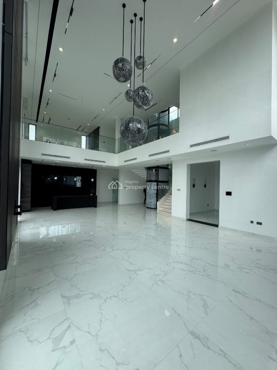 Prestigious 5-bedroom Mansion with Elevator, Cinema & Gym in Pinnock, Pinnock Beach Estate, Osapa, Lekki, Lagos, Detached Duplex for Sale