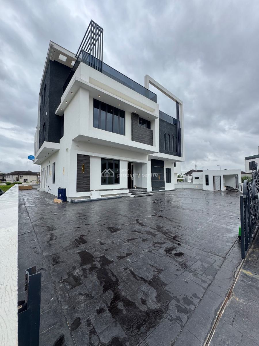 Luxury 5-bedroom Duplex with Rooftop Terrace, Elevator & Cinema, Within The Prestigious Pinnock Beach Estate, Osapa, Lekki, Lagos, Detached Duplex for Sale