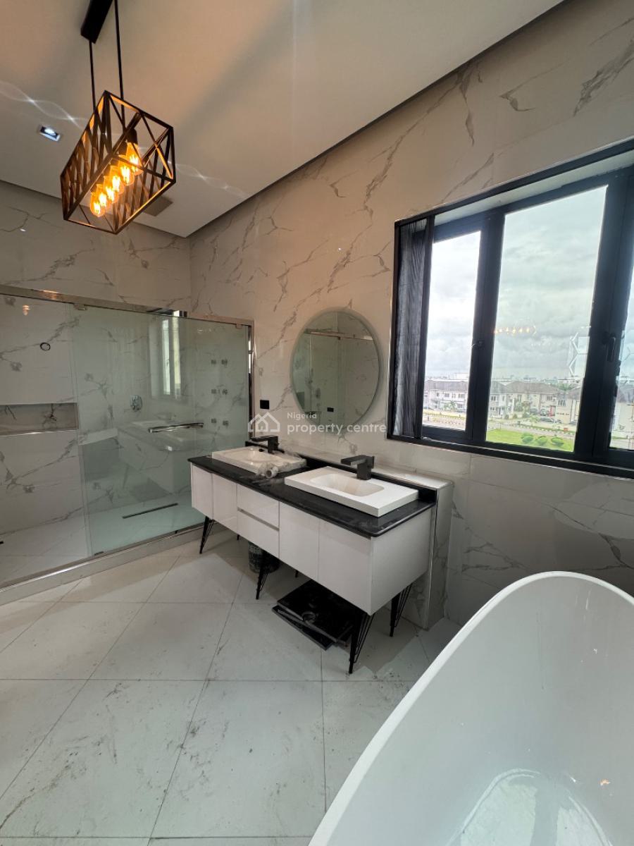 Luxury 5-bedroom Duplex with Rooftop Terrace, Elevator & Cinema, Within The Prestigious Pinnock Beach Estate, Osapa, Lekki, Lagos, Detached Duplex for Sale