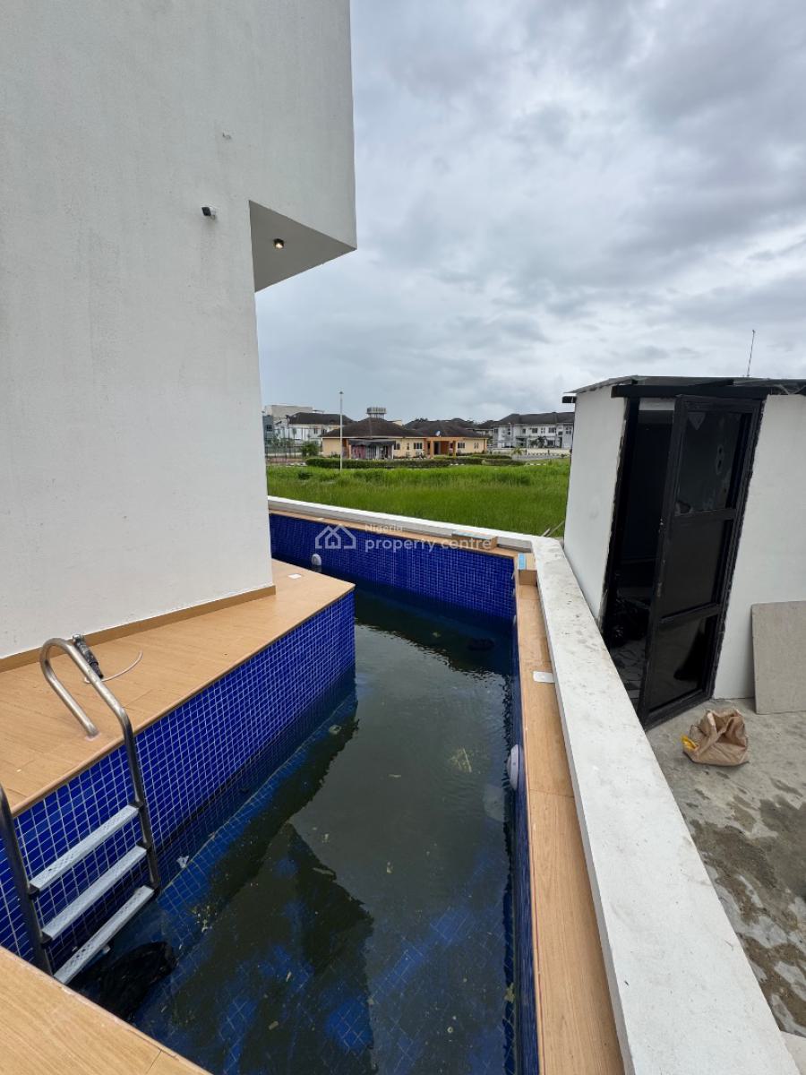 Luxury 5-bedroom Duplex with Rooftop Terrace, Elevator & Cinema, Within The Prestigious Pinnock Beach Estate, Osapa, Lekki, Lagos, Detached Duplex for Sale