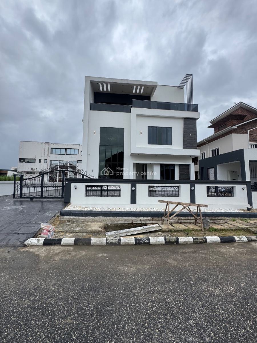 Luxury 5-bedroom Duplex with Rooftop Terrace, Elevator & Cinema, Within The Prestigious Pinnock Beach Estate, Osapa, Lekki, Lagos, Detached Duplex for Sale