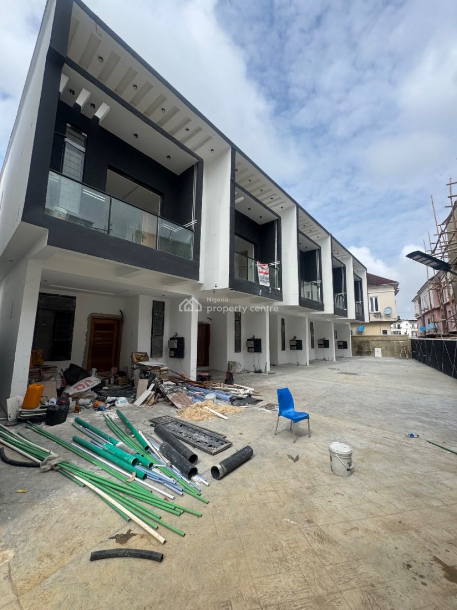 Neatly Built 4 Bedroom Terrace Duplex with Bq, Chevron, Lekki, Lagos, Terraced Duplex for Sale