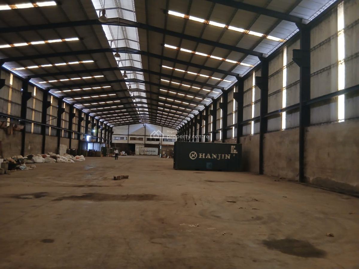3000 Sqm Neat & Strategic Warehouses with Office, Ikeja, Lagos, Warehouse for Rent