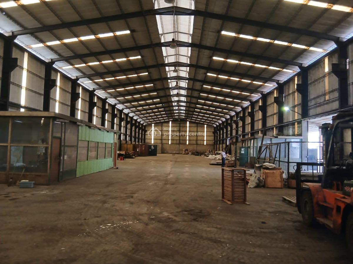 3000 Sqm Neat & Strategic Warehouses with Office, Ikeja, Lagos, Warehouse for Rent