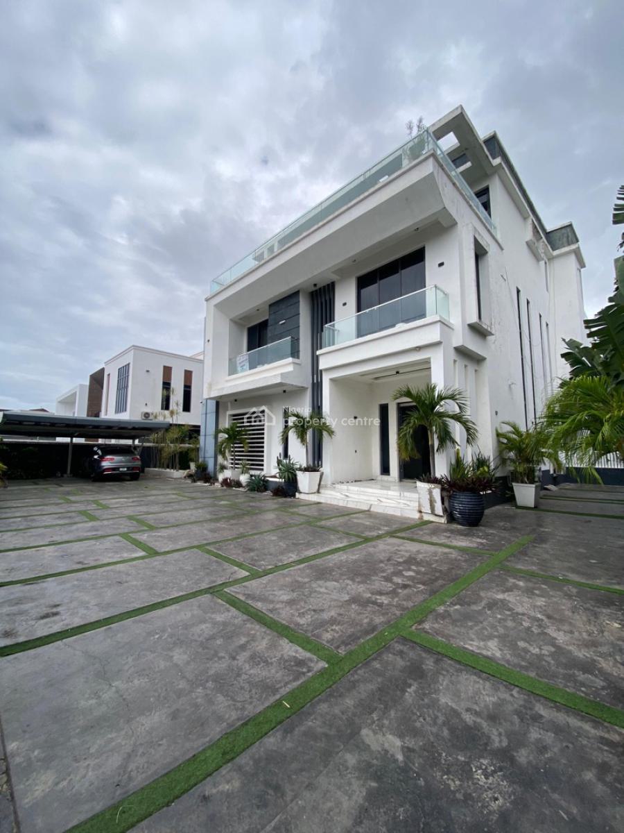 5 Bedroom Furnished Detached Duplex with Pool, Cinema, Gym, Pent,study, Pinnock Beach Estate, Osapa, Lekki, Lagos, Detached Duplex for Sale