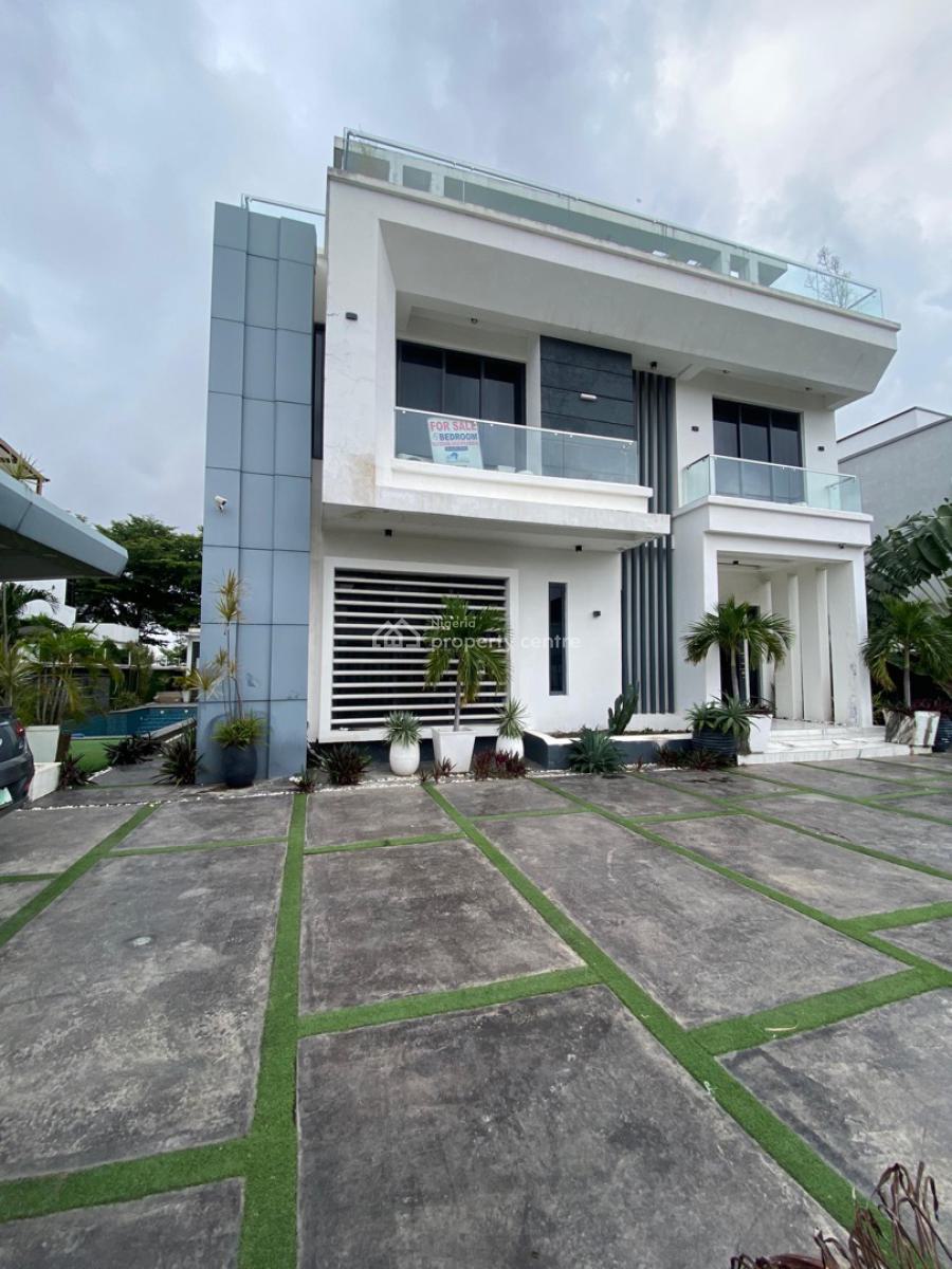 5 Bedroom Furnished Detached Duplex with Pool, Cinema, Gym, Pent,study, Pinnock Beach Estate, Osapa, Lekki, Lagos, Detached Duplex for Sale