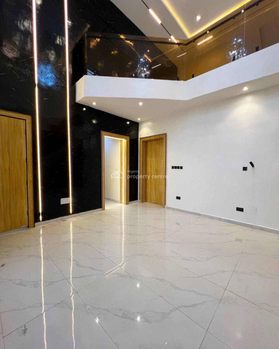 Automated Fully Detached 6 Bedrooms Duplex, Paint House with Bq, Chevron, Lekki, Lagos, Detached Duplex for Rent
