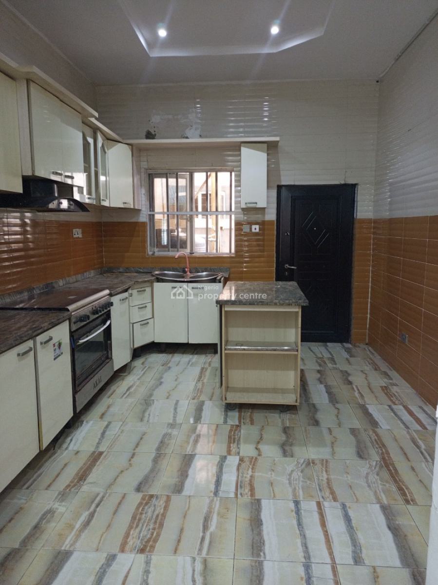 Neat 4 Bedroom with Inverter Bq Security House Big Parking Space, Chevron Drive, Lekki, Lagos, Semi-detached Duplex for Rent