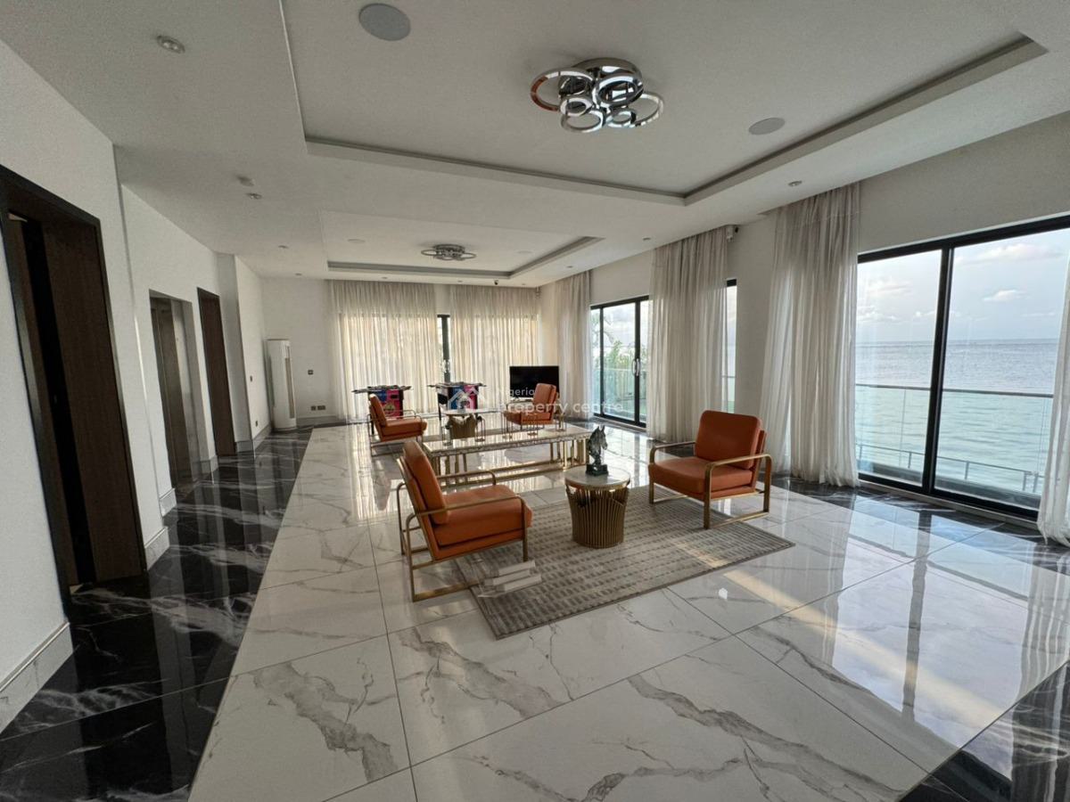 Waterfront 5 Bedroom Fully Detached Luxury Duplex with 4 Rooms Bq, Banana Island, Ikoyi, Lagos, Detached Duplex for Sale