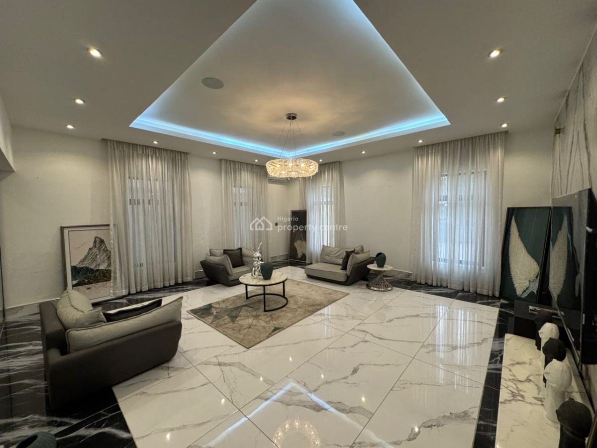 Waterfront 5 Bedroom Fully Detached Luxury Duplex with 4 Rooms Bq, Banana Island, Ikoyi, Lagos, Detached Duplex for Sale