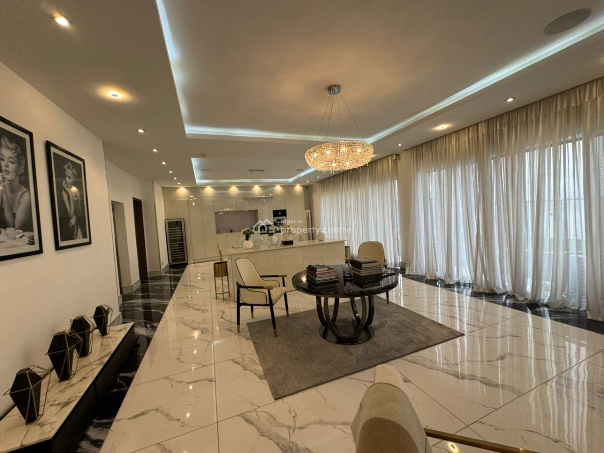 Waterfront 5 Bedroom Fully Detached Luxury Duplex with 4 Rooms Bq, Banana Island, Ikoyi, Lagos, Detached Duplex for Sale