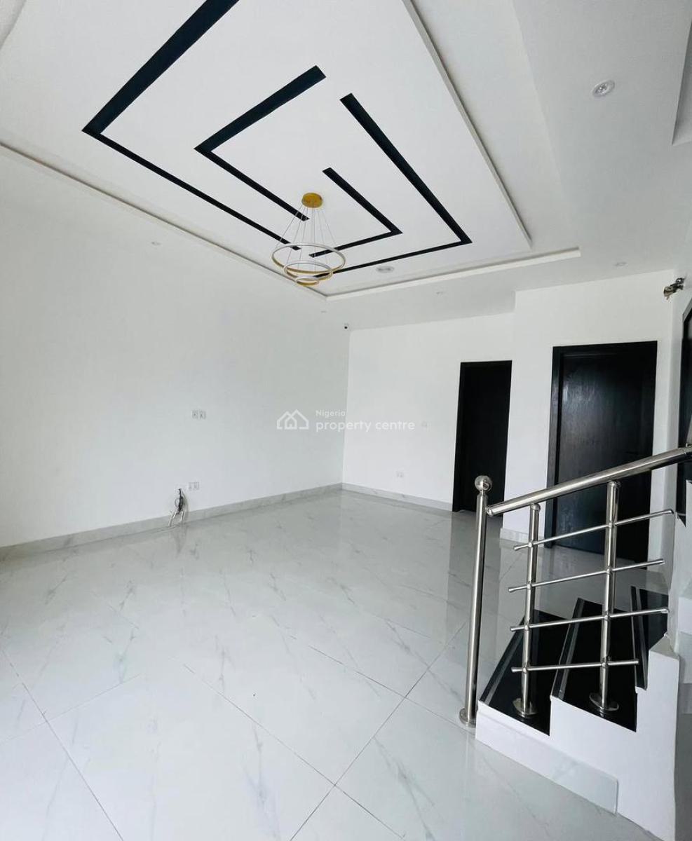 Modestly Finished Luxury 4 Bedroom Semi- Detached Duplex with Bq, Chevron, Lekki, Lagos, Semi-detached Duplex for Sale