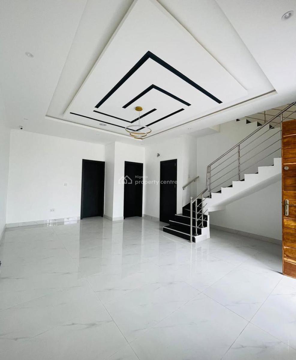 Modestly Finished Luxury 4 Bedroom Semi- Detached Duplex with Bq, Chevron, Lekki, Lagos, Semi-detached Duplex for Sale