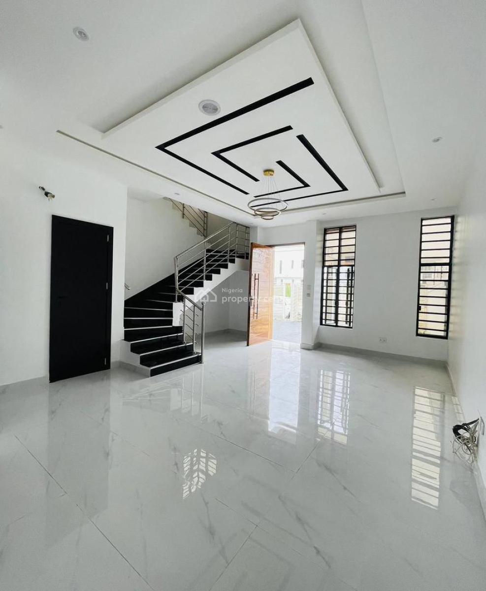 Modestly Finished Luxury 4 Bedroom Semi- Detached Duplex with Bq, Chevron, Lekki, Lagos, Semi-detached Duplex for Sale