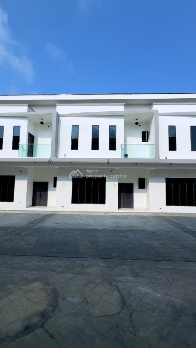 Newly Built 4 Bedrooms Terrace House with Payment Plans, Inside an Estate Along Ogombo Road, Ajah, Lagos, Terraced Duplex for Sale