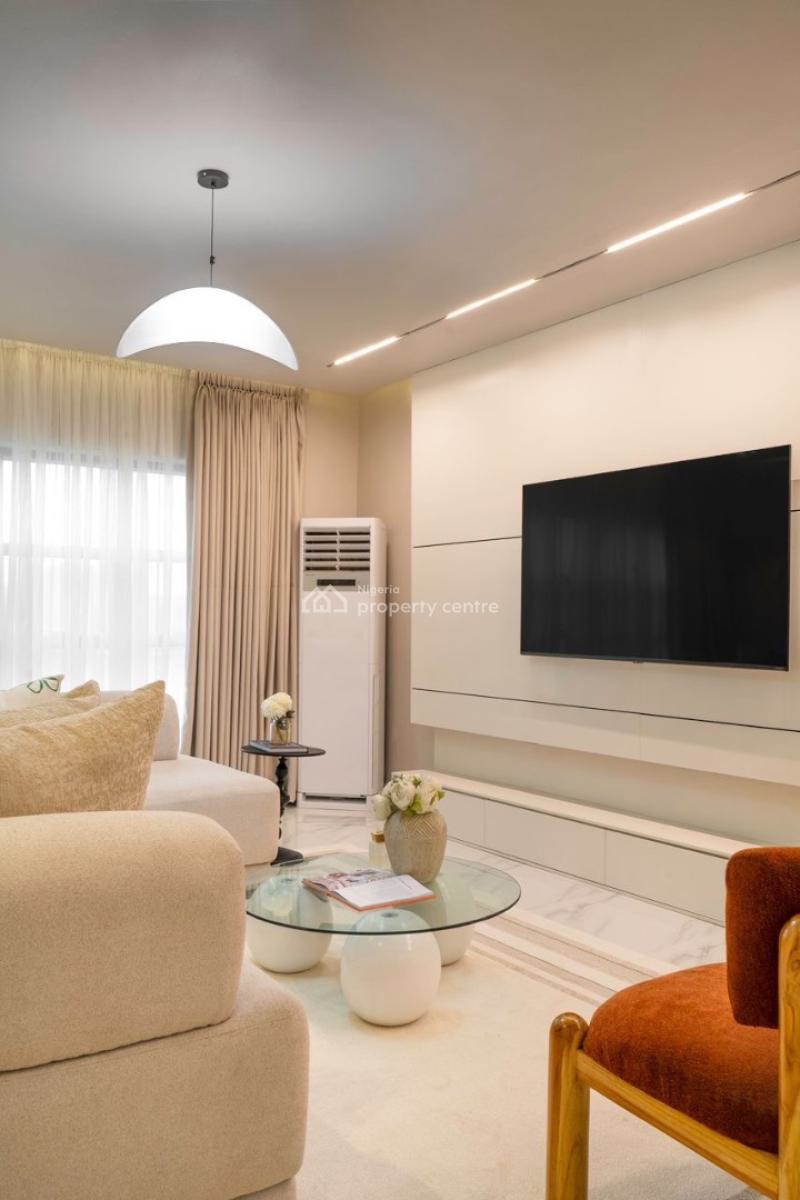 Very Neat Morden Day 2 Bedroom Apartment with Water View and Ikoyi Lin, Banana Island, Ikoyi, Lagos, Flat / Apartment Short Let