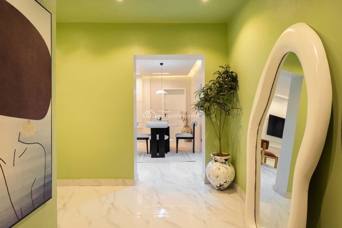 Very Neat Morden Day 2 Bedroom Apartment with Water View and Ikoyi Lin, Banana Island, Ikoyi, Lagos, Flat / Apartment Short Let