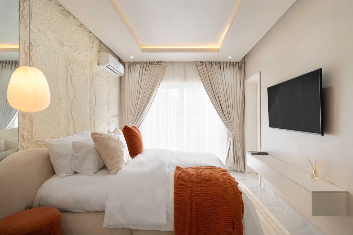 Very Neat Morden Day 2 Bedroom Apartment with Water View and Ikoyi Lin, Banana Island, Ikoyi, Lagos, Flat / Apartment Short Let
