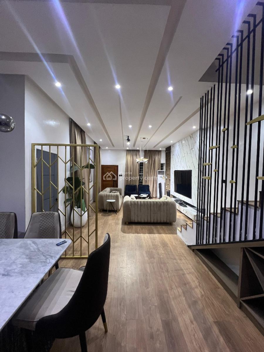 Furnished Luxury 4 Bedroom Duplex, Osapa, Lekki, Lagos, Semi-detached Duplex for Rent